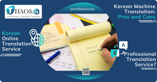 Korean Online Translation Thao & Co.