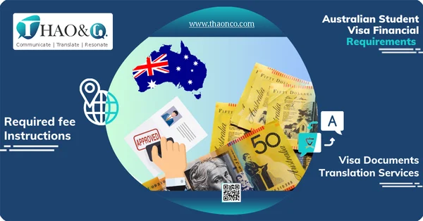 Australian Student Visa Financial Requirements - Thao & Co.