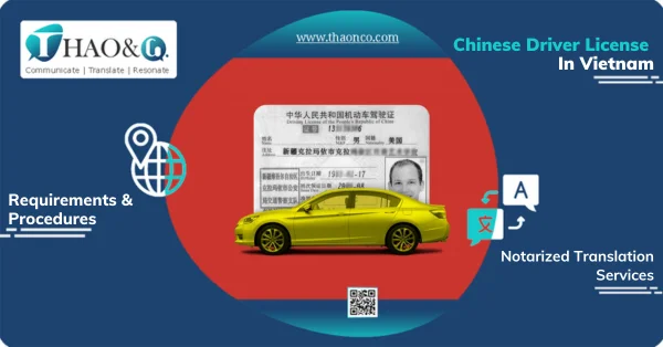 Chinese Driver License In Vietnam-Thaonco