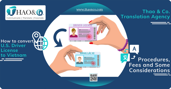 Thao & Co. - How to convert US driver license to VN