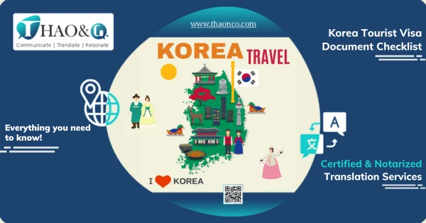 Korea Tourist Visa Document Checklist - Thao & Co.