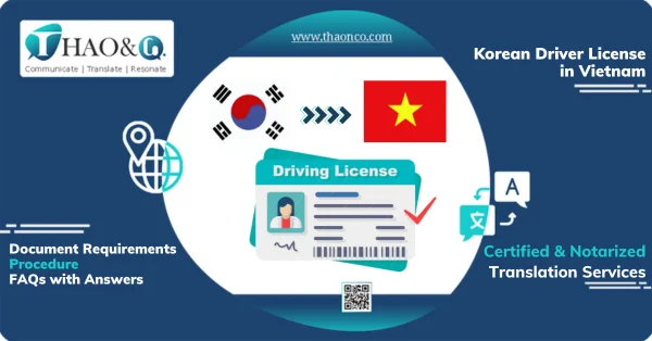 Korean Driver License in Vietnam - Thao & Co.