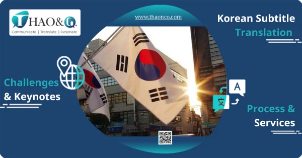 Thao & Co. - Korean subtitle translation service