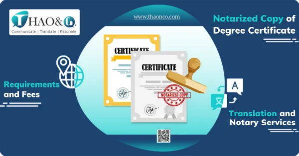 Notarized Copy of Degree Certificate