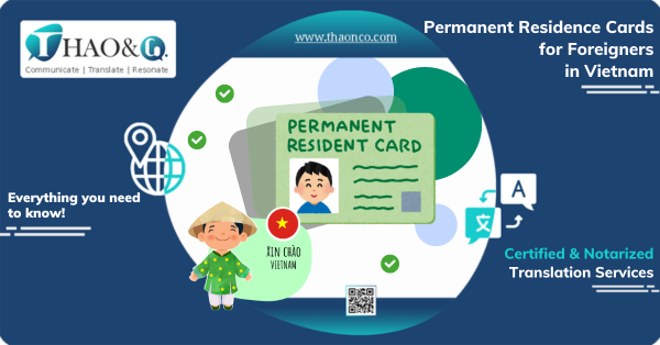 Permanent Residence Cards for Foreigners in Vietnam - Thao & Co.