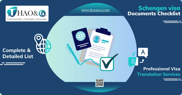 Schengen Visa Documents Checklist - Thao & Co.