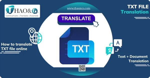 TXT File Translation - Thao & Co.