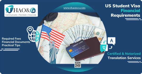 US Student Visa Financial Requirements - Thao & Co.