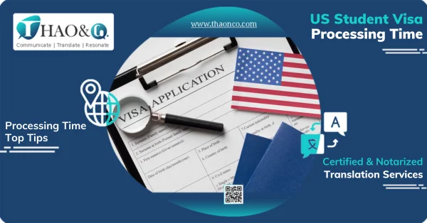 US Student Visa Processing Time - Thao & Co.