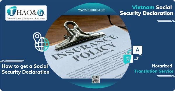 How to get a Social Security Declaration - Thao & Co.