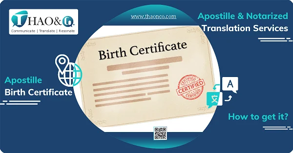 Apostille Birth Certificate - Thao & Co.