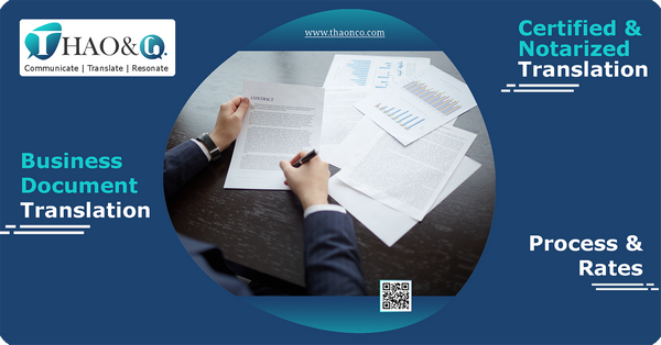 How to get Business Document Translation Services - Thao & Co.