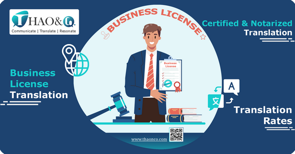 How to get Business License Translation Services - Thao & Co.