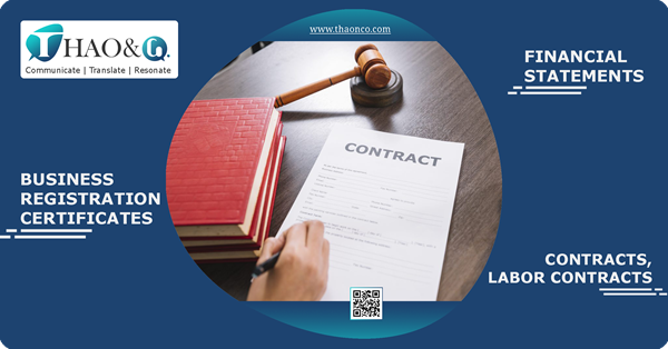 Certified Translation of Legal Documents - Thao & Co.