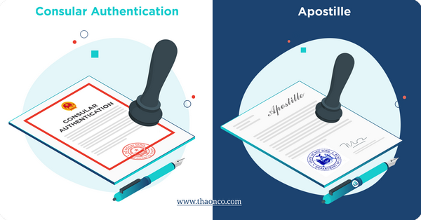Difference between Consular Authentication and Apostille - Thao & Co.