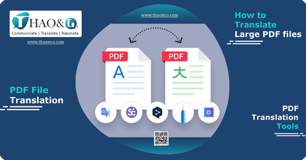 How to translate PDF file? - Thao & Co.