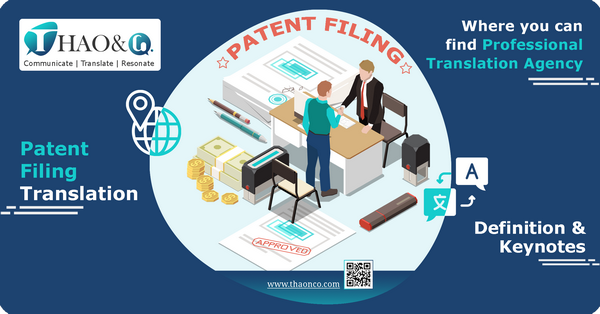 Patent Filing Application Translation - Thao & Co.
