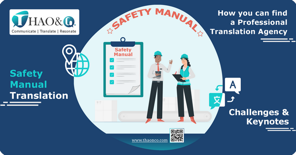 How to get high-quality Safety Manual Translation Services? - Thao & Co.