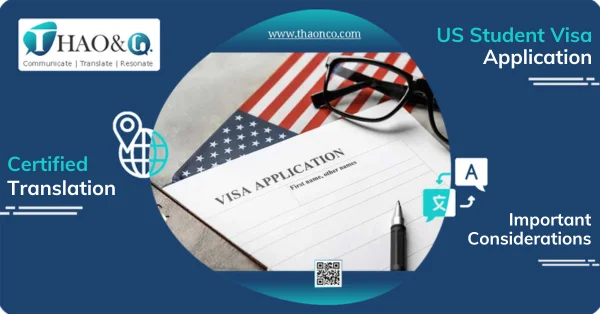 What are documents for US Student Visa Application? - Thao & Co.