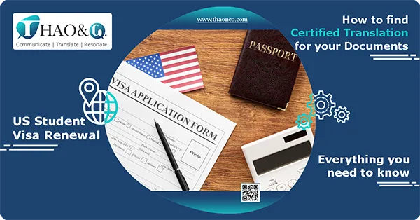 How to apply for US Student Visa Renewal? - Thao & Co.