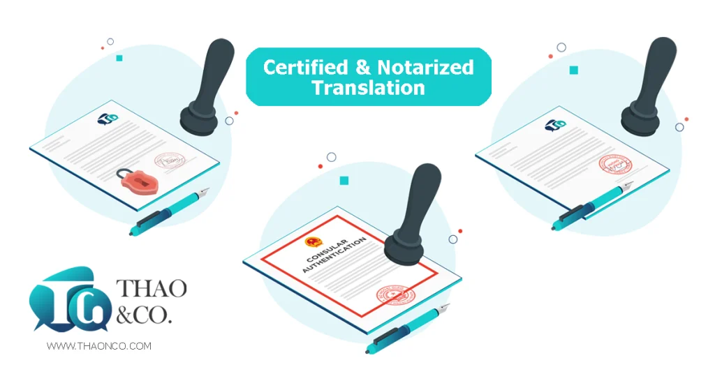 Certified Notarized Translations - Thao & Co.