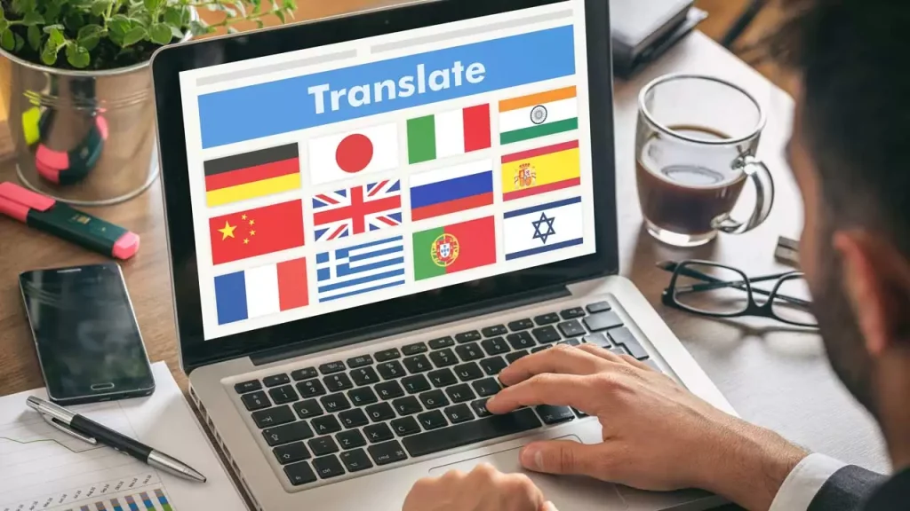 Online notarized translation